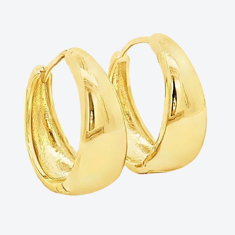 Argolla lisa baño oro 14k